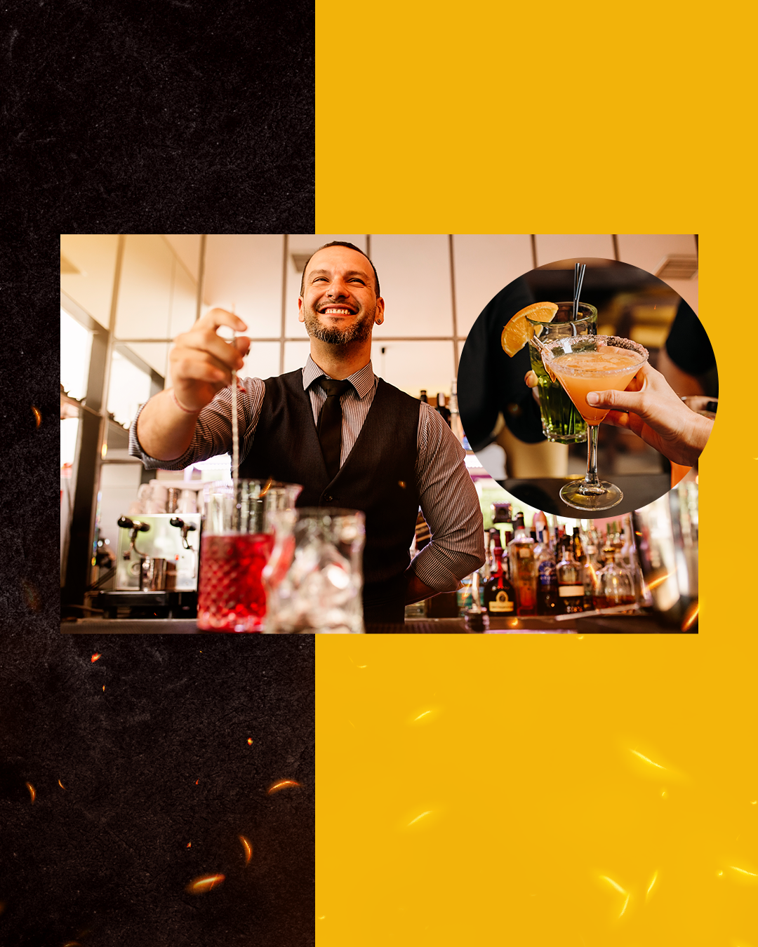 Um bom barman serve mais que drinks, serve experiências